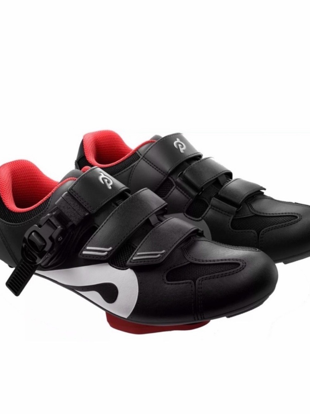 Peloton Black and Red Women's Cycling Shoes